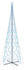 vidaXL LED-Weihnachtsbaum Kegelform Blau 3000 LEDs 230x800 cm