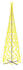vidaXL LED-Weihnachtsbaum Kegelform Warmweiß 3000 LEDs 230x800 cm