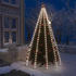 vidaXL Weihnachtsbaum-Lichternetz mit 300 LEDs Kaltweiß 300 cm