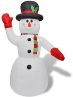vidaXL Aufblasbarer Schneemann 240 cm