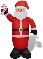 vidaXL Aufblasbarer Weihnachtsmann 240 cm