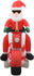 vidaXL Aufblasbarer Weihnachtsmann auf Motorrad LED IP44 160 cm