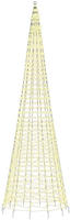 vidaXL LED-Weihnachtsbaum 1534 LEDs Warmwei&szlig; 500 cm