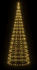 vidaXL LED-Weihnachtsbaum für Fahnenmast 550 LEDs Warmweiß 300 cm