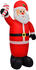 vidaXL Weihnachtsmann aufblasbar 120 cm