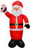vidaXL Weihnachtsmann aufblasbar 120 cm