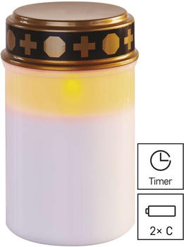 EMOS LED Außendekoration 1xLED/2xC IP44 weiß