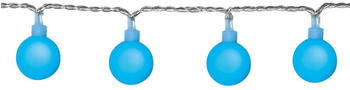 Star Trading LED Lichterkette BERRY - 50 blaue, opale LED - L: 7,35m - transparentes Kabel - Outdoor
