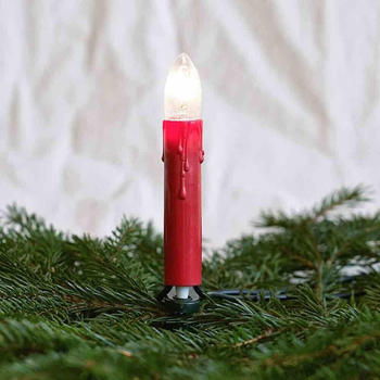Rotpfeil Top-Lichterkette 15-teilig klar geriffelt 0,32m rot (9701515000)