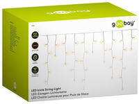 Goobay 400er LED-Eisregen-Lichterkette - mit Timer-Funktion und 24 V-Au&szlig;entrafo,