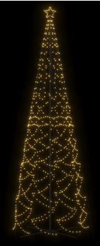 vidaXL LED Christmas tree 160x500 warm white