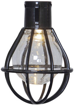 Star Trading LED-Lichterkette Cage schwarz/transparent