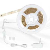 Briloner - Led Band 3 Meter 3000k Selbstklebend Kabelschalter 10w Wei&szlig; Kunststoff