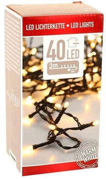 Koopman Lichterkette 40 LED für innen u.außen Weihnachten Deko Kette