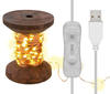 "Goobay LED-Lichterkette "Garnspule", klein - mit USB-Kabel 3 m, Lichterkette 10 m