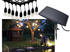 ChiliTec Solar Lichterkette Außen - Solarleuchten Wetterfest 6m lang 10 LED Lampen IP44 Aussenbeleuchtung Outdoor - Solarpanel mit Akku - AussenLichterkette für Hochzeit Party Weihnachten