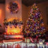 Voltronic 100 LED kaltweiß Lichterkette Weihnachtsbeleuchtung Deko IP44