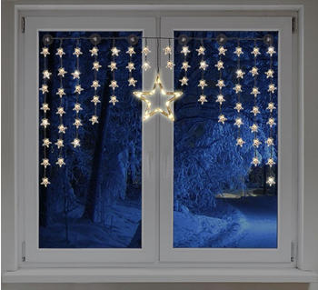 Gravidus 90 LED Sternenvorhang Lichterkette Vorhang Fenster Sterne