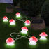 ETC Shop Solar Lichterketten, 12x LED Fliegenpilze, weiß-rot,