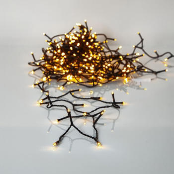 Star Trading 594-10-1 LED Lichterkette au&szlig;en 25m 360 LED golden-warmwei&szlig; schwarzes Kabel