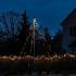 Voltronic LED Weihnachtsbaum Überwurf Fahnenmast Beleuchtung Weihnachtsbeleuchtung