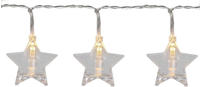 Star Trading LED-Lichterkette Clippy , 10 LED, transp. Sterne