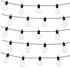 Marelida LED Lichterkette GLOW - 20 transparente Glühbirnen - L: 9,5m - koppelbar bis 100 Lichter - für Außen