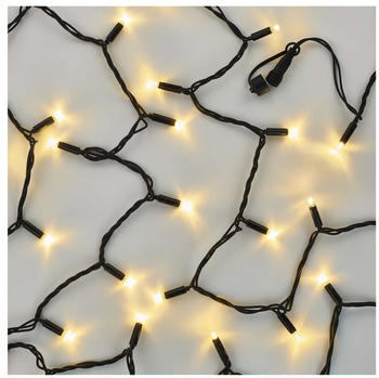 EMOS Connect System 10m Lichterkette Profi, robust mit 100 LEDs, Teil C (ohne Anschlusskabel und Adapter), IP44 Innen/Außen, Warmweiß, schwarz, D2AW03