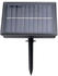 Grundig Solar Power Light String - 9 M - 50 Lichter Lichterkette mit Solarpanel - Warmweißes Licht - 8 Modi - Schwarz