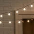 Grundig Solar Power Light String - 9 M - 50 Lichter Lichterkette mit Solarpanel - Warmweißes Licht - 8 Modi - Schwarz