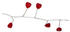 Best Season LED Cluster-Lichterkette Herzen 72er Reflektoren Batterie Timer SA139