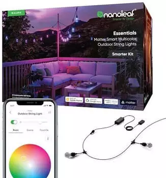 Nanoleaf Essentials Matter Multicolor String Lights 15m (NF084K02-20SLO) Nanoleaf Essentials Matter Multicolor String Lights 15m (NF084K02-20SLO)