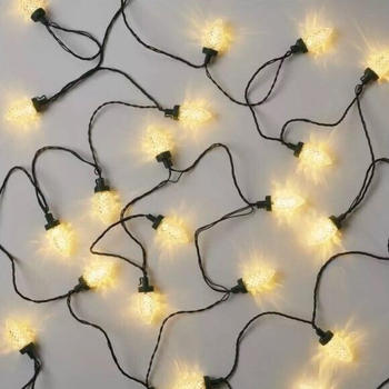 EMOS LED Weihnachtslichterkette Tannenzapfen 9,8 m für Innen und Außen warmweiß (D5ZW01)