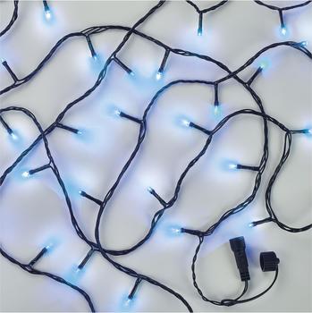 EMOS Standard LED-Weihnachtslichterkette, 10 m, innen und außen, blau (D1AB01)