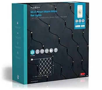 Nedis Wi-Fi smarte dekorative LED-Lichterkette (WIFILXN01W400)