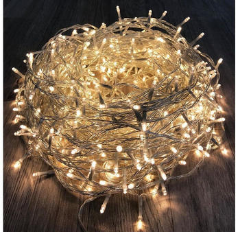 Mojawo 400'er Led Lichterkette transpar. innen & aussen-MLK015W