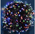 Monzana Lichterkette 200/400/600 Led IP44 Innen Außen Kabel Weihnachtsdeko Leuchtkette Lichtervorhang Warmweiß Kaltweiß Bunt 20m bunt - schwarzes Kabel