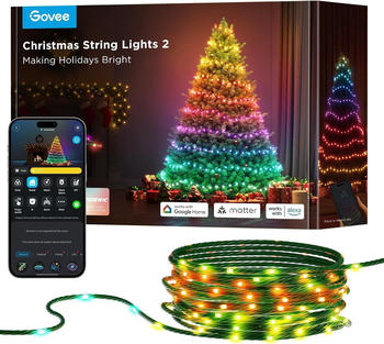 Govee RGBWIC Christmas Lights 300 LEDs Weilnachtsbeleuchtung Außen 30M