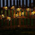 Globo Led Lichterkette Außenleuchte Gartenlampe Terrasse Laterne Gitter Gartendeko schwarz, Kunststoff, Led warmweiß, l 230 cm
