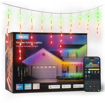 Govee Icicle Lights 400 LED IP65 10m (H70D13D1)