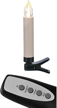 Haushalt International HI Mini-Kerzen LED 20 Stk. Kabellos mit Fernbedienung