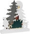 Star Trading LED-Dekoleuchte ‚Forest Friends‘, Batterie, Holz, Tiermotive, 38cm