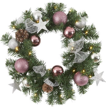 Star Trading LED-Tannenkranz "Noel", ca. 40 cm Ø