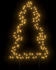 vidaXL Weihnachtsbaum Beleuchtet mit Erdspießen 115 LEDs, Wasserdicht mit 8 Beleuchtungsmodi 90 cm