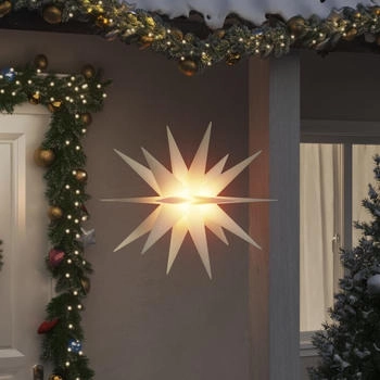 vidaXL Weihnachtsstern LED Faltbar Adventsstern Leuchtstern Deko Beleuchtet