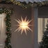 vidaXL Weihnachtsstern LED Faltbar Adventsstern Leuchtstern Deko Beleuchtet