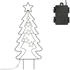 ECD Germany LED Weihnachtsbaum Tanne Warmweiß 87cm 90 LEDs 6 Std Timer Batteriebetrieben