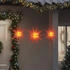 vidaXL LED-Weihnachtssterne 3 Stk. Faltbar Rot [EEK: Beschreibung]