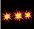 vidaXL LED-Weihnachtssterne 3 Stk. Faltbar Rot [EEK: Beschreibung]