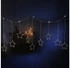 Marelida LED Lichtervorhang STERNE - 156 warmweiße LED - 120x60cm - Timer - 8 Funkionen - für Außen